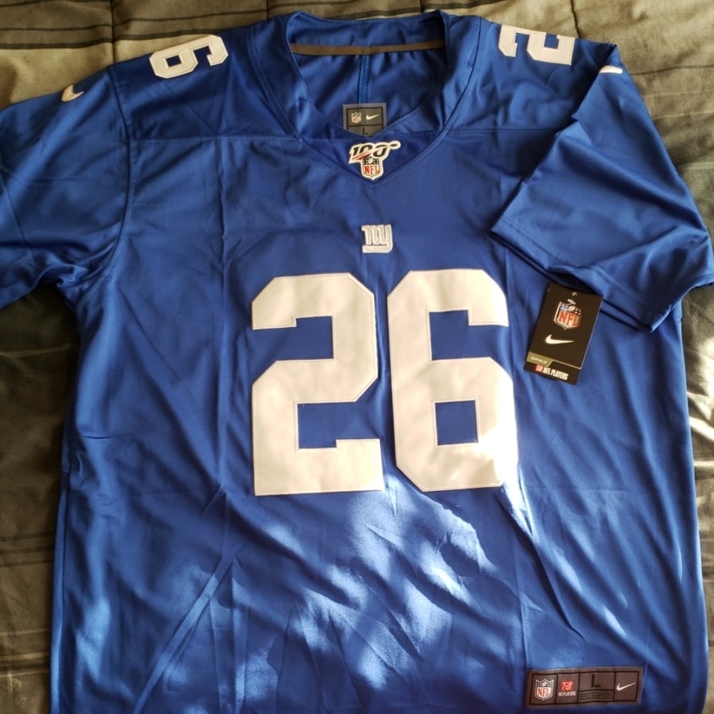 NFL 100 year anniversary Saquon Barkley Jersey